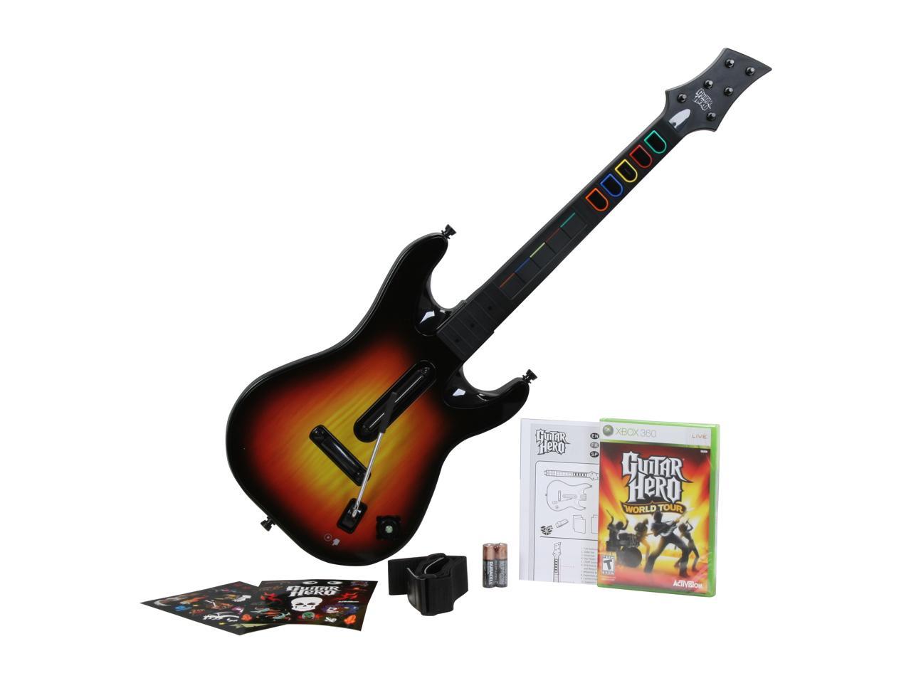 Guitar Hero World Tour Guitar Kit Xbox 360 Game