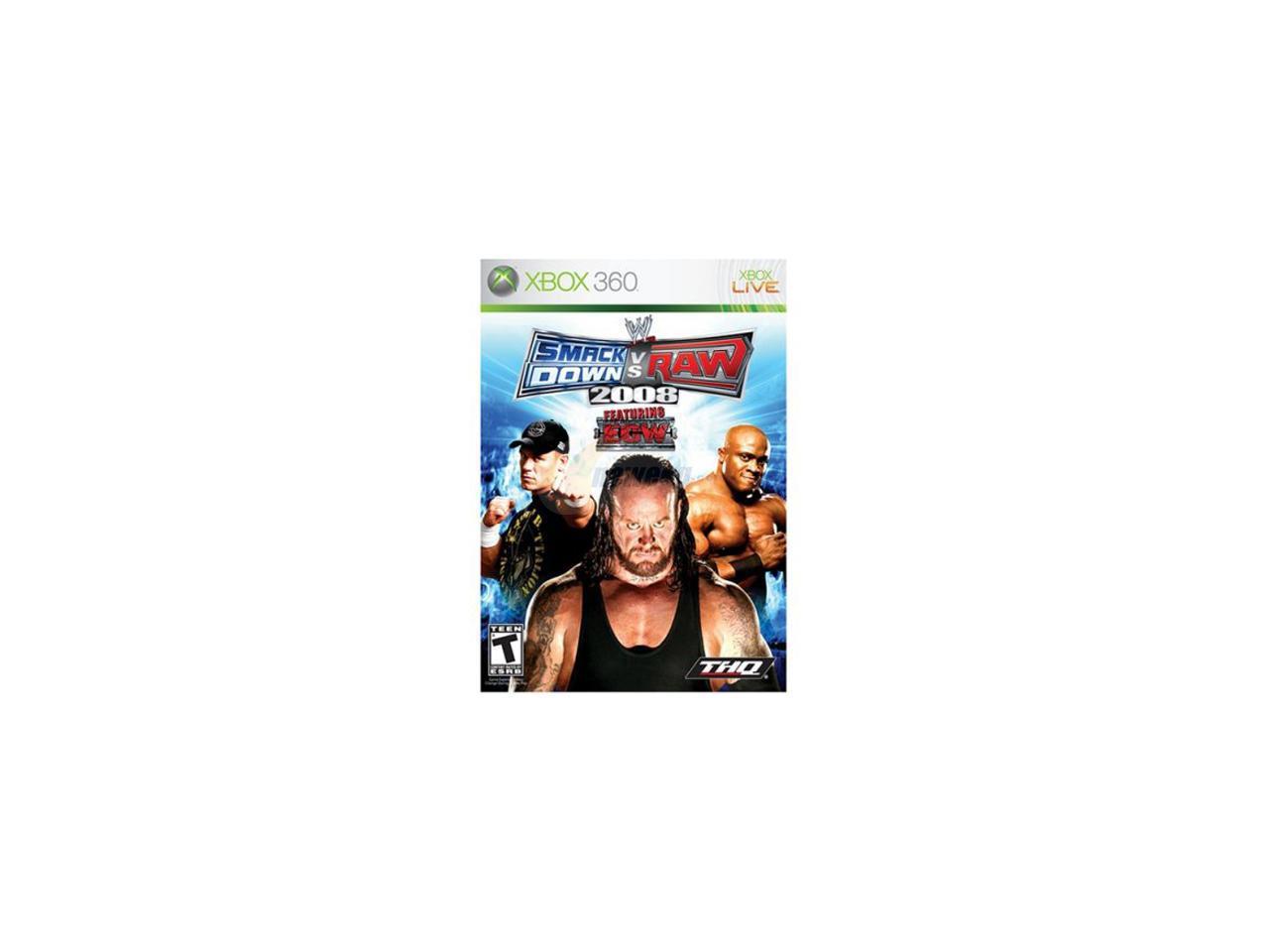 Wwe Smackdown Vs Raw 2008 Xbox 360 Game Newegg Com