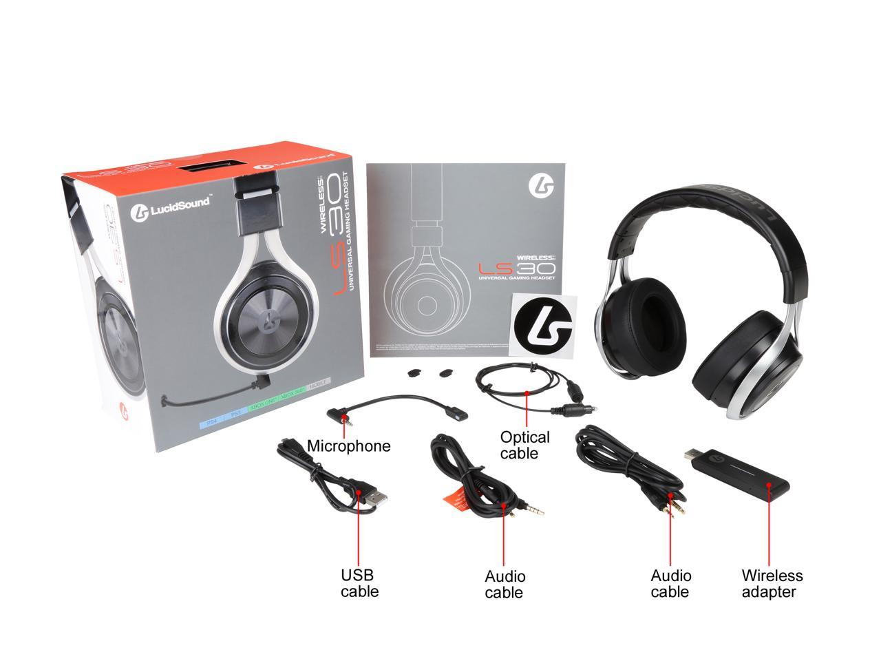 LucidSound LS30 Wireless PC Gaming Headset Engineered to Win - Newegg.com