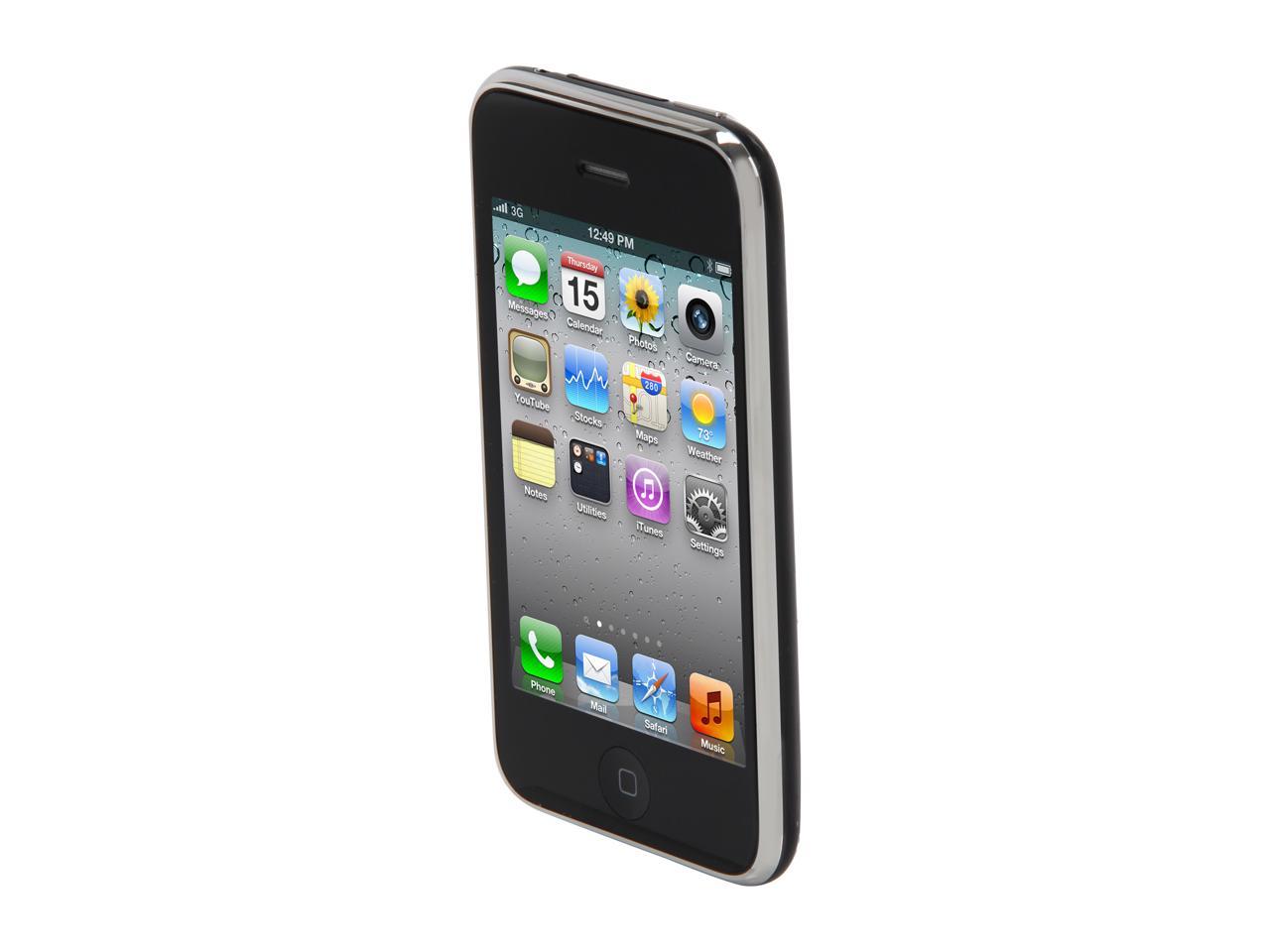 Refurbished Apple Iphone 3gs 8gb Black 3g Atandt Cellphone