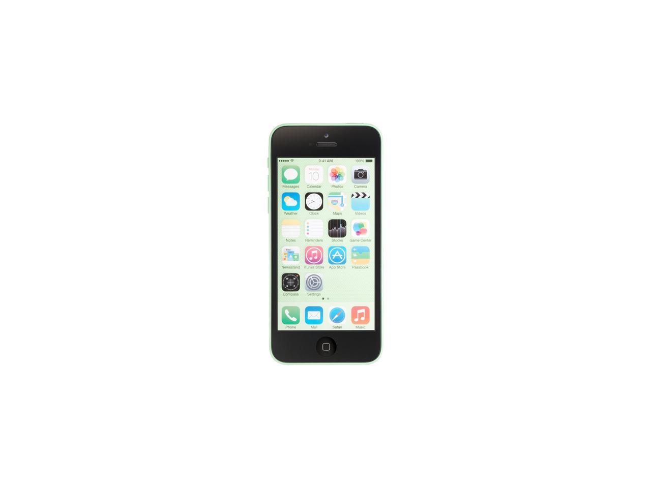 Refurbished Apple Iphone 5c Me568ll A 16gb Sprint Iphone 4 0 Green 16 Gb 1 Gb Ram Newegg Com