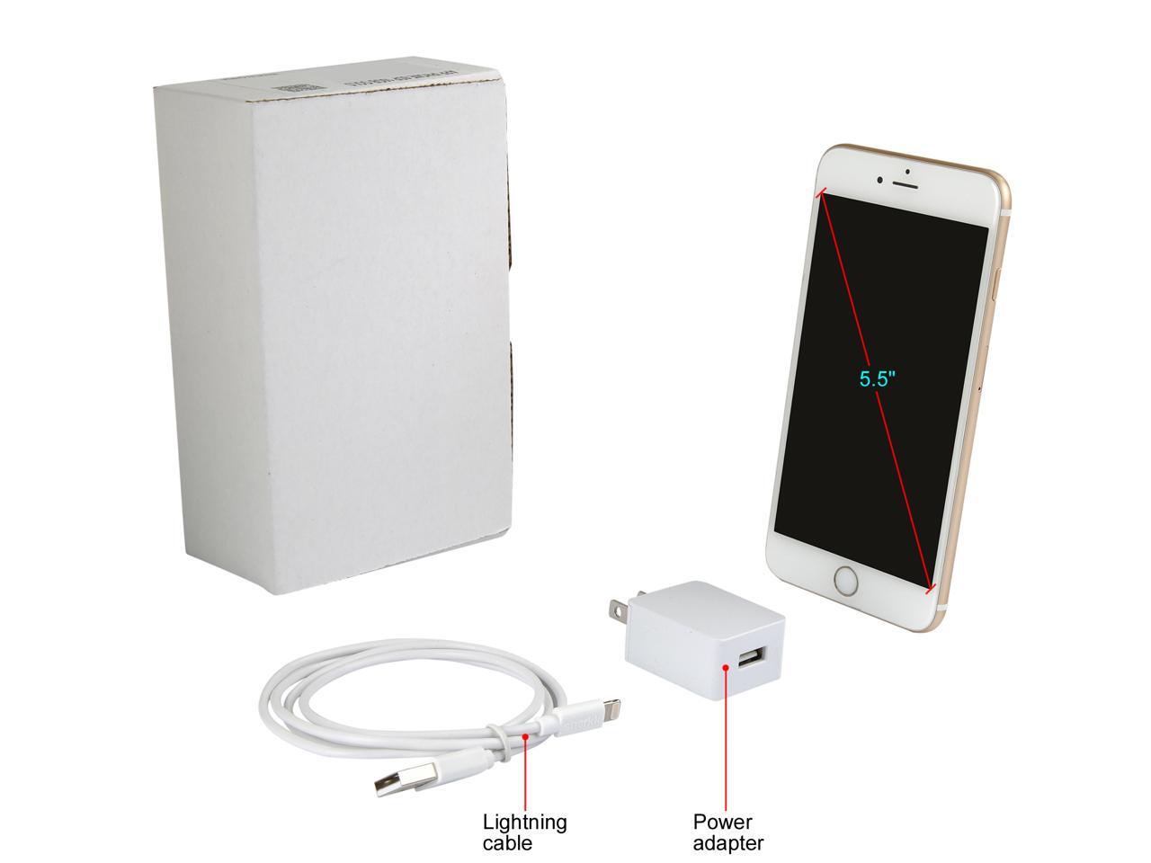 Open Box Apple iPhone 6s Plus 4G LTE Cell Phone 5.5" Gold 16GB 2GB RAM