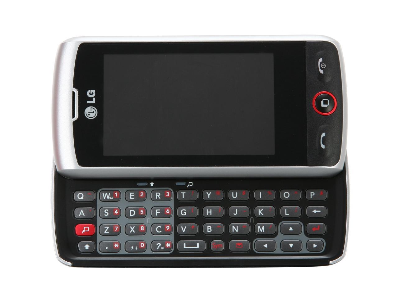 LG Calisto Black unlocked GSM slider phone with full QWERTY keyboard ...