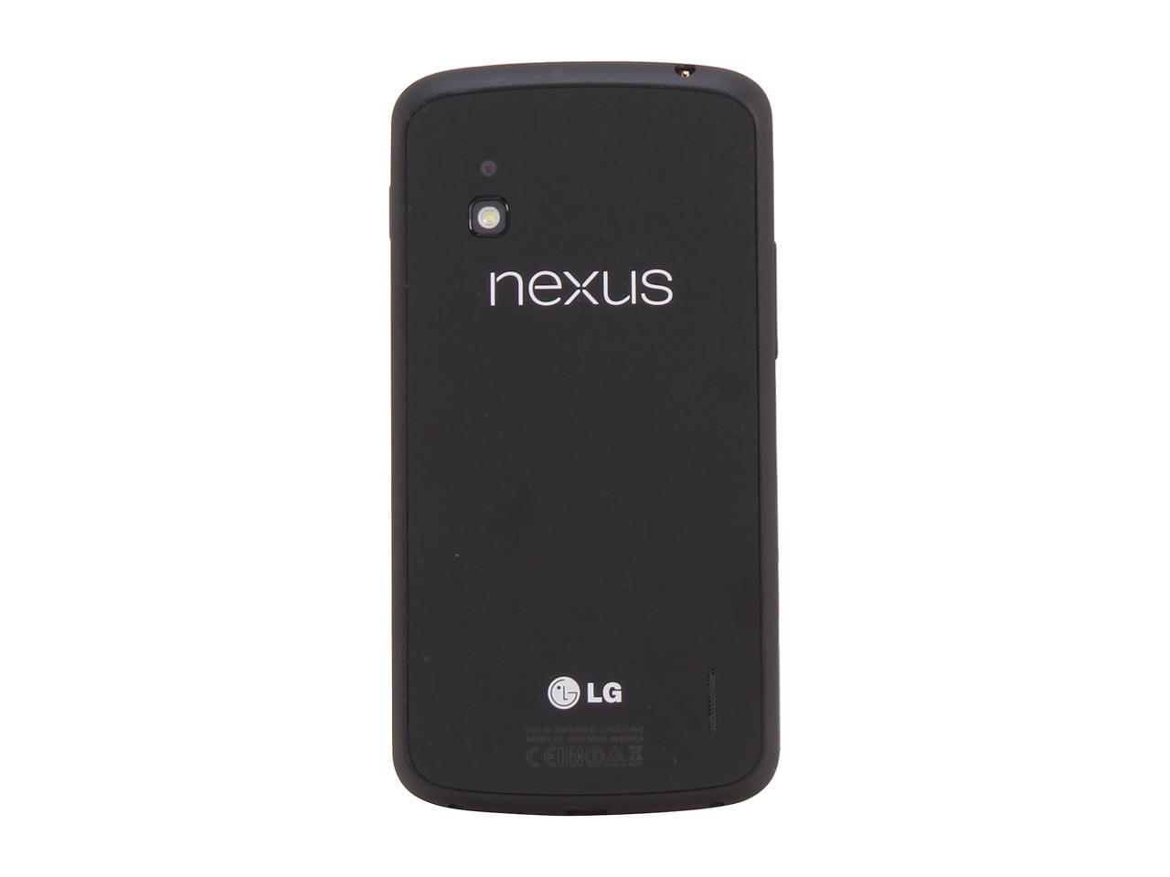 LG Google Nexus 4 E960 LTE 4,7" Android Smartphone 16GB Black Neu in