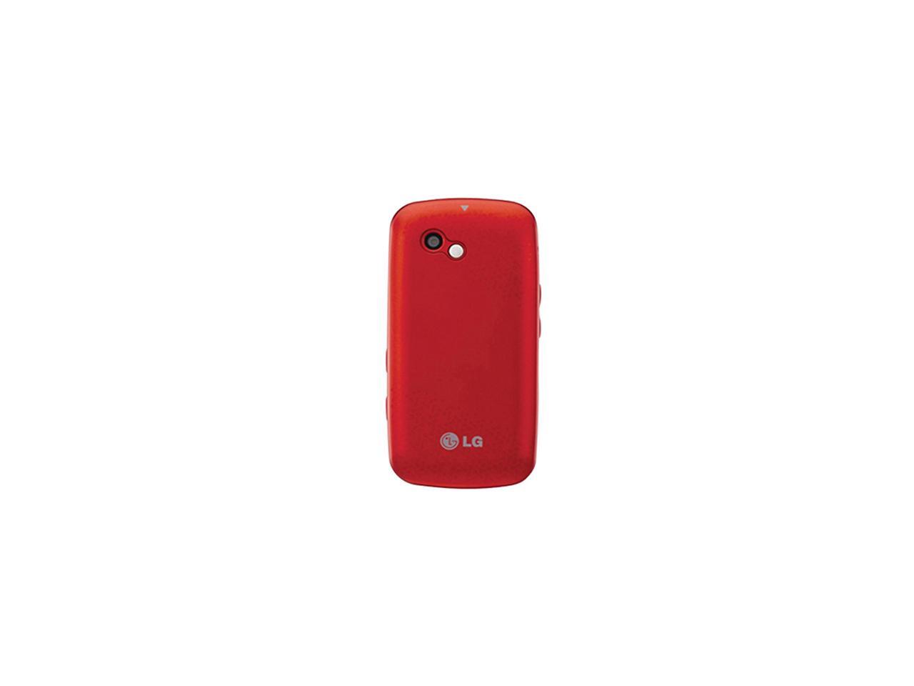 Refurbished LG Neon II GW370 Unlocked GSM Slider Cell Phone 2.4" Red
