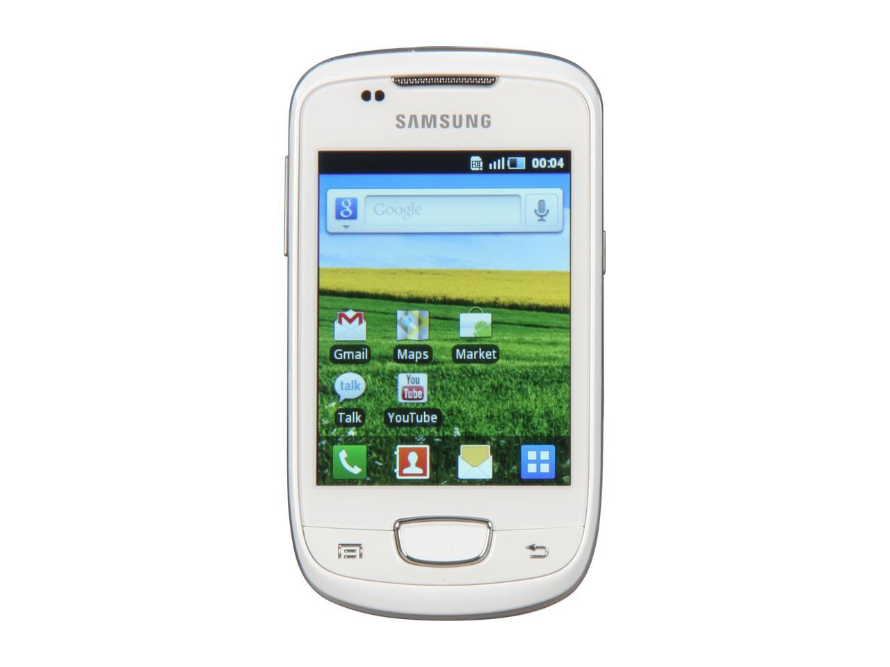 Samsung Galaxy Mini White Unlocked Cell Phone w/ Android OS / 3.15MP