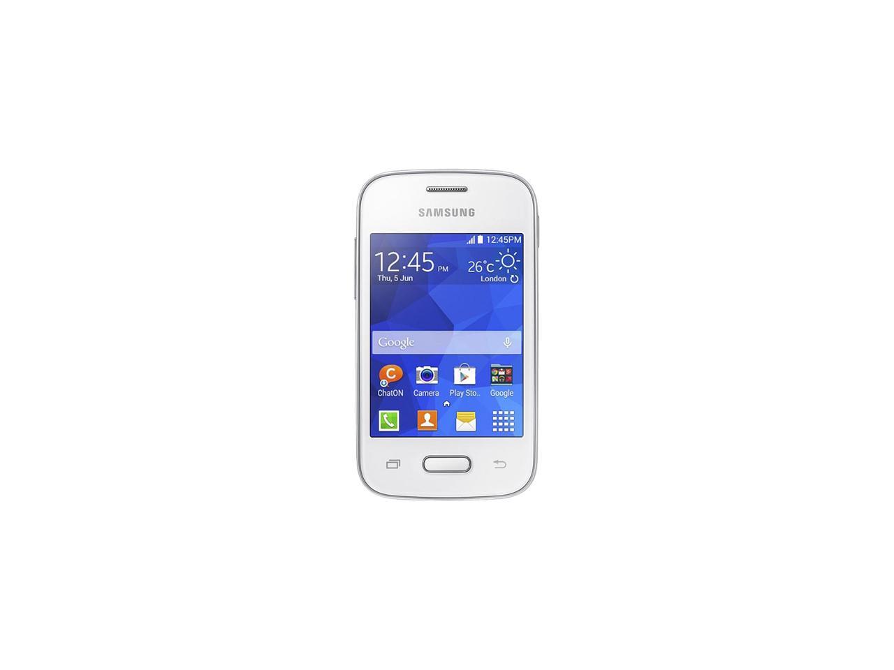 Samsung Galaxy Pocket 2 G110M Unlocked GSM HSPA+ Android Cell Phone 3.3" White 4 GB, 512 MB RAM