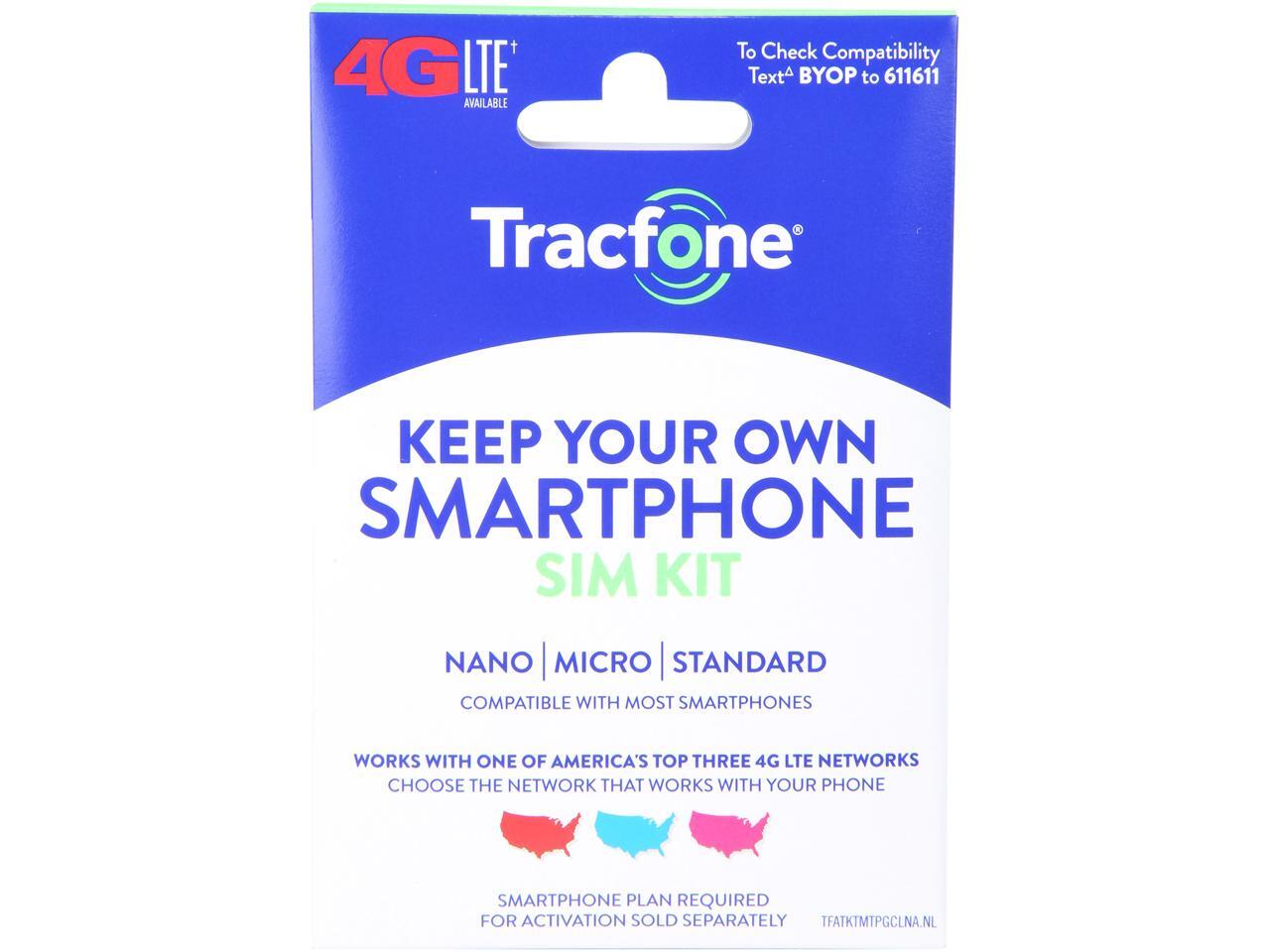 Tracfone Keep Your Own Phone 3in1 Prepaid SIM Kit