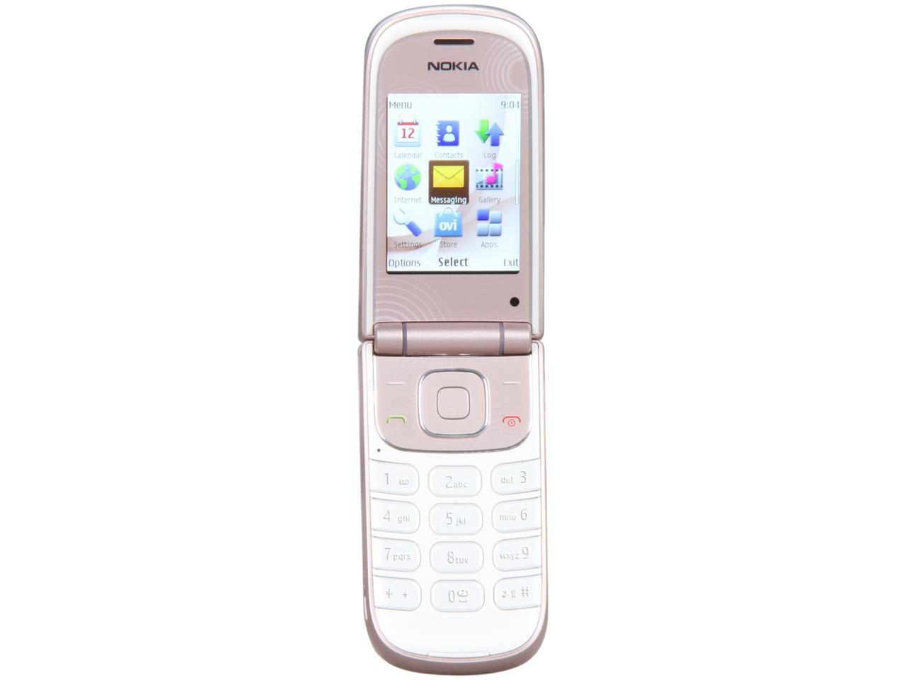 Nokia 3710 Fold Unlocked Gsm Flip Phone With A Gps 2 2 Pink 70 Mb Newegg Com