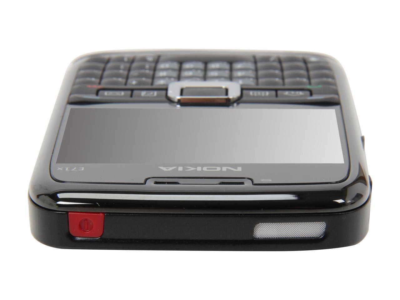Nokia E71x Black 3G Unlocked GSM Bar Phone w/ QWERTY Keyboard / WiFi
