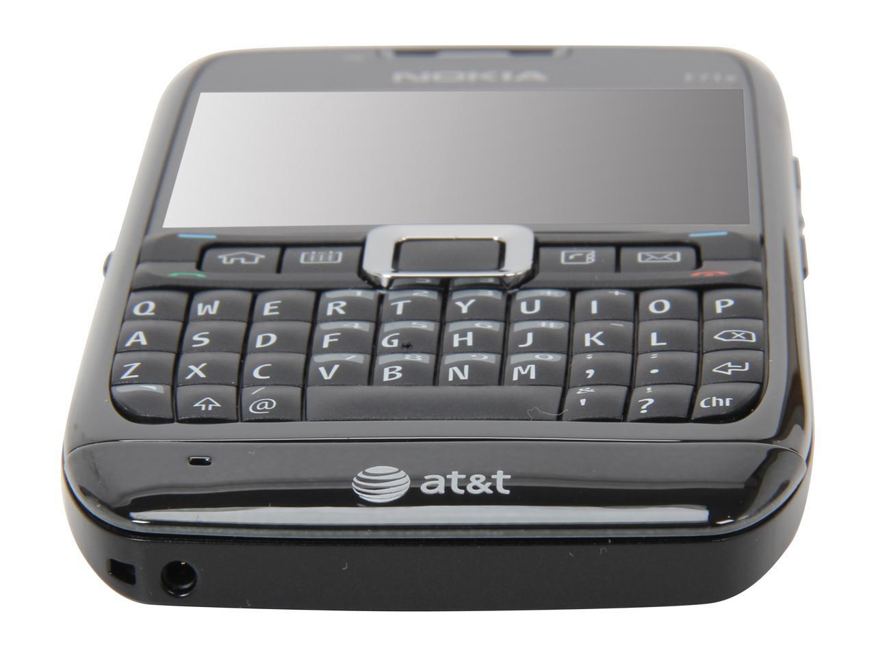 Nokia E71x Black 3G Unlocked GSM Bar Phone w/ QWERTY Keyboard / WiFi