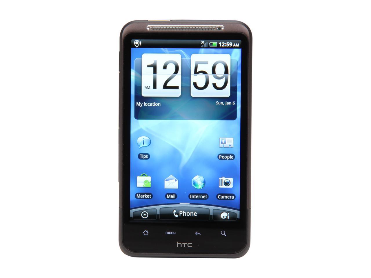HTC Inspire 4G Black 3G Unlocked Cell Phone w/ Android OS / 4.3" Touch