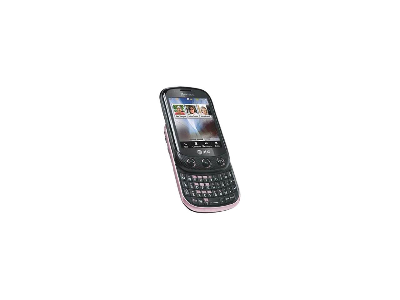 PANTECH Pursuit 2 P6010 Unlocked GSM Slider Cell Phone 2.8" Pink/Black