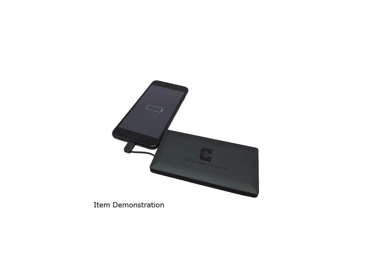 The Charger Guys 10000 mAh Power Bank, Canada Warranty, Black (PB06BK