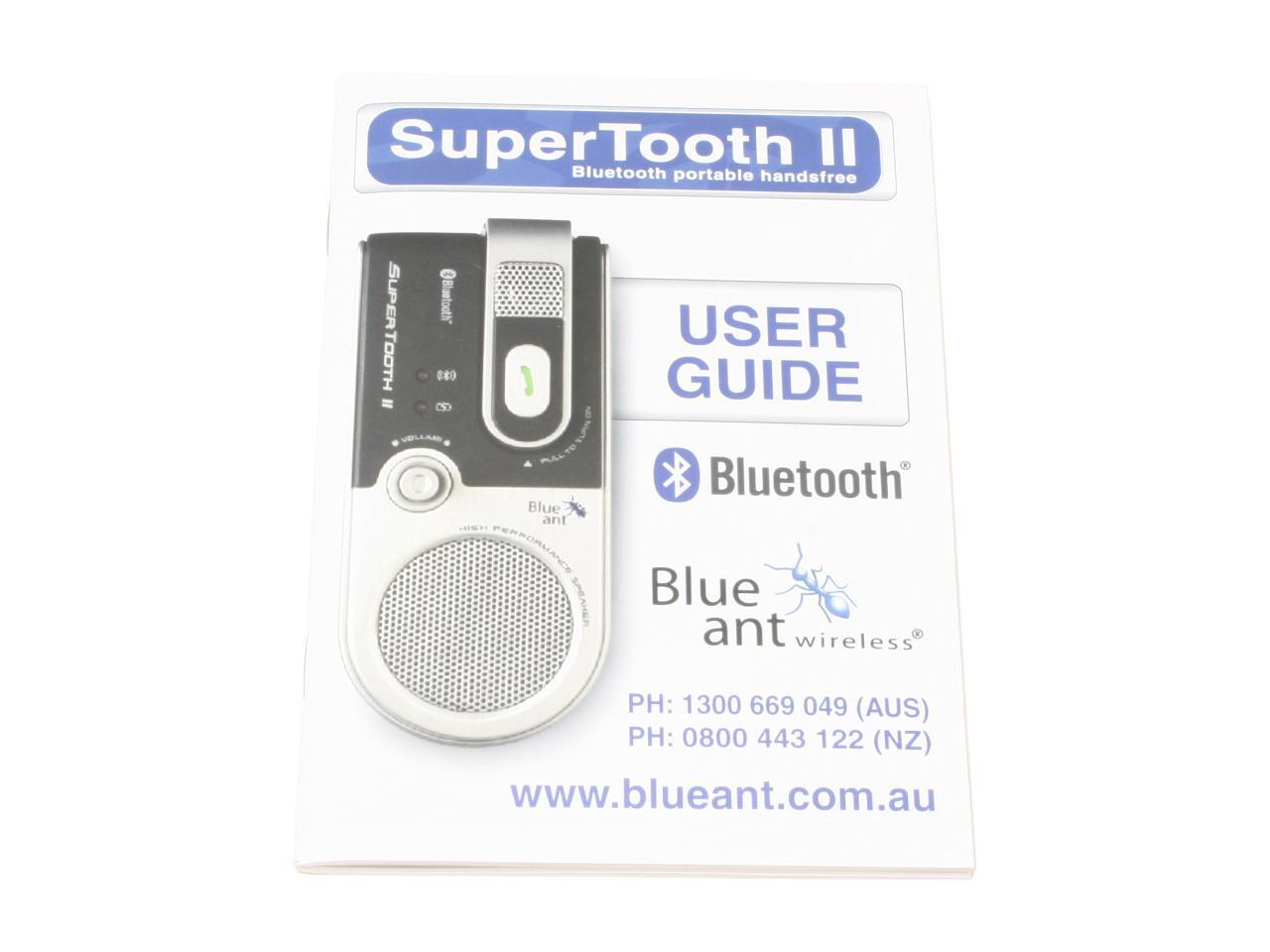BlueAnt Supertooth II Sun visor mounted Bluetooth Speakerphone