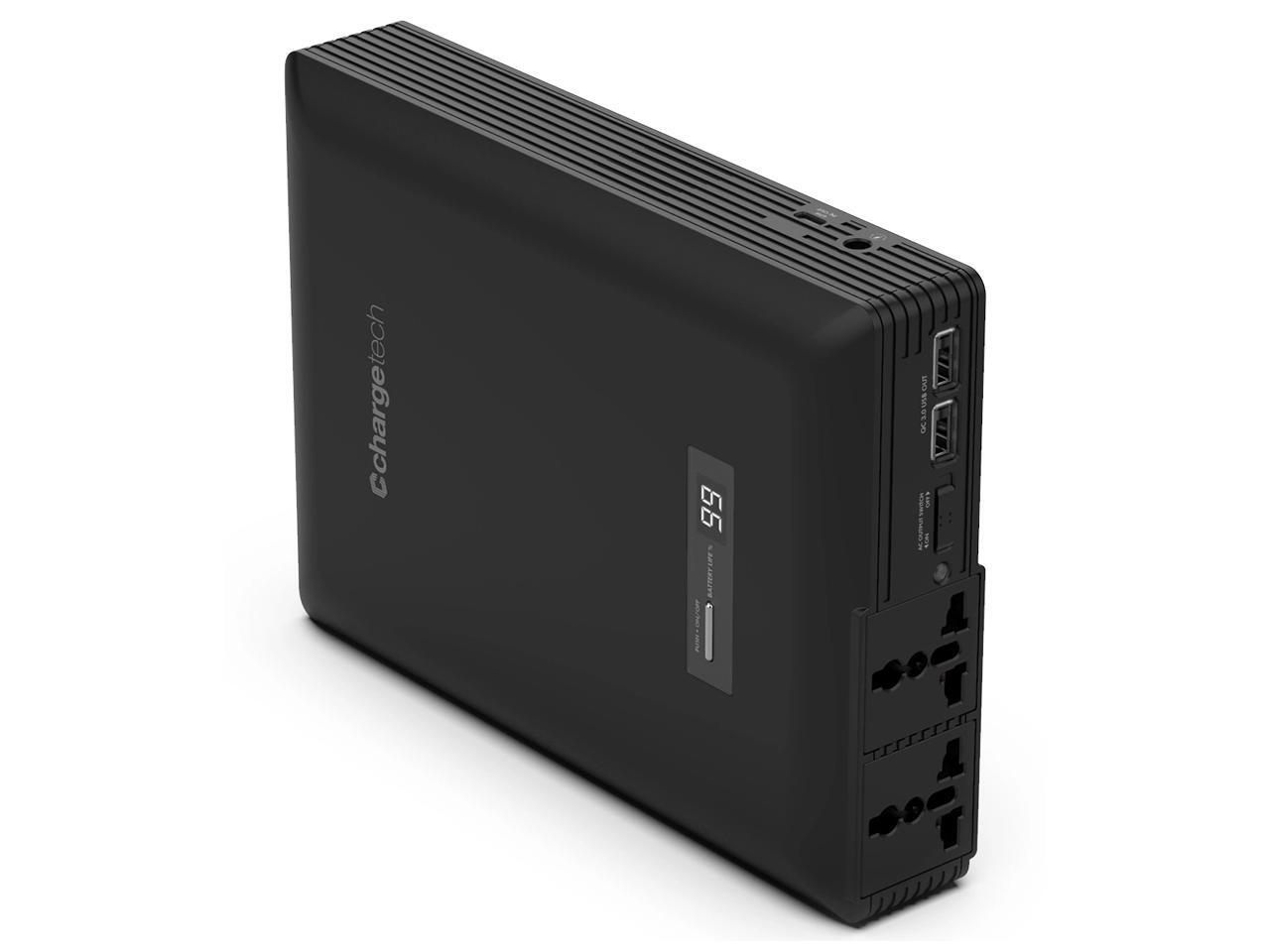 Chargetech Black 54,000mAh/199Wh Max Premium 54K Dual AC Battery Pack