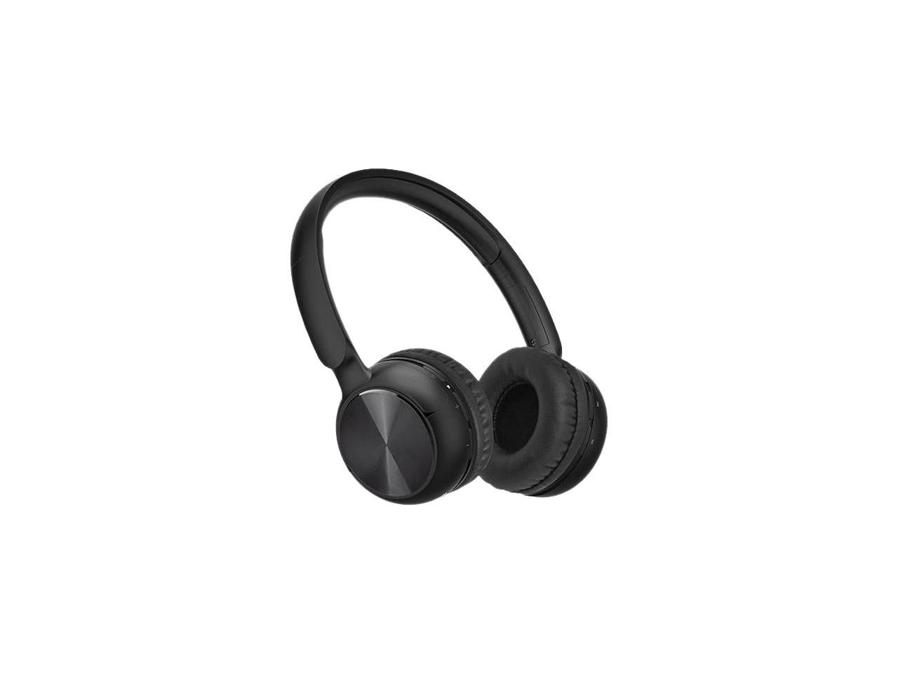 HYPE HY-10486-BLK Black Ultra-Slim Bluetooth Headphones - Newegg.com