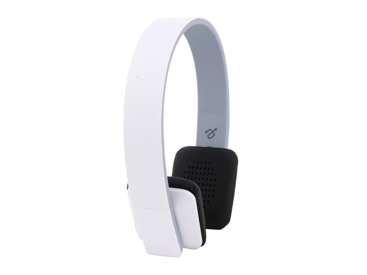 Aluratek White ABH04F Bluetooth Wireless Headphones