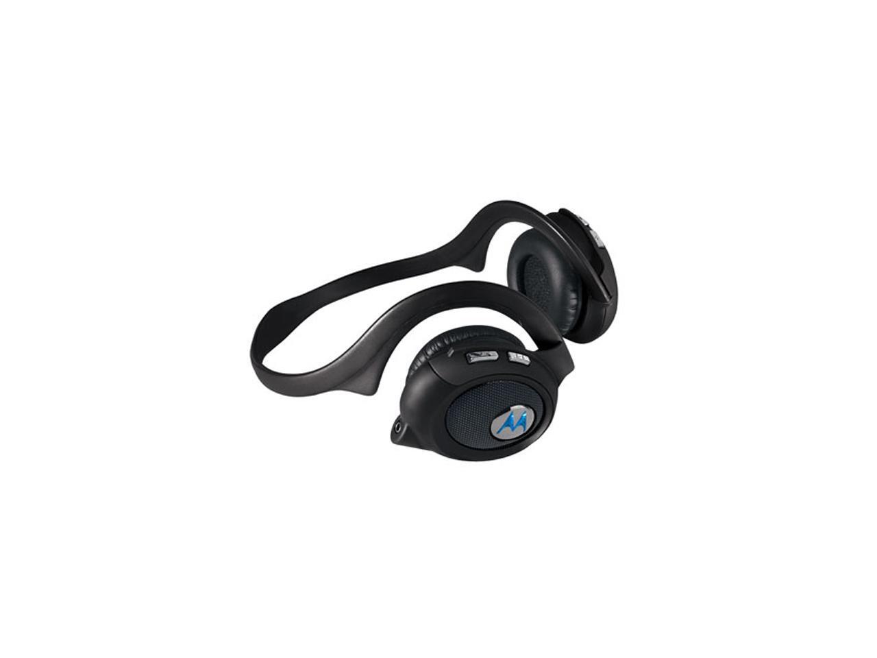 MOTOROLA HT820 Talk & Tunes Black Bluetooth Stereo Headphone - Newegg.com