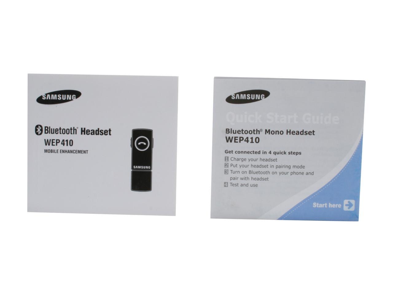 waarde Canada elektrode Samsung WEP410 Bluetooth Headset - Newegg.com