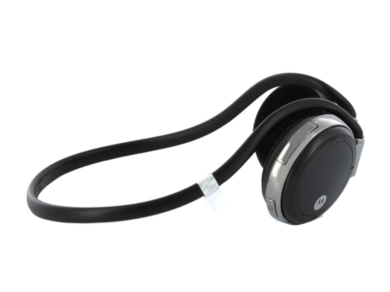 Motorola Behind the Neck Stereo Bluetooth Headphone Black Bulk (S305