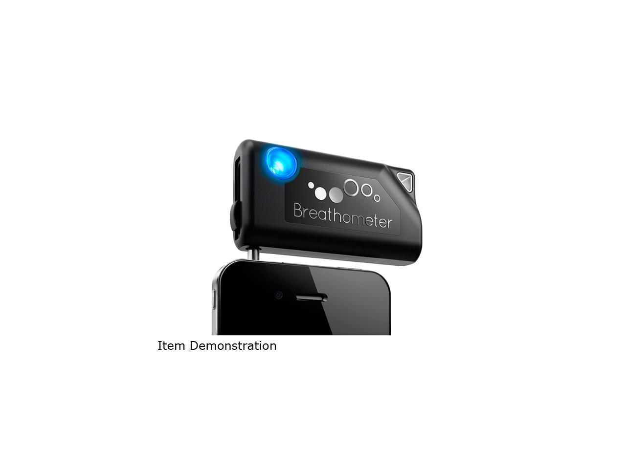 Breathometer Black Smartphone Breathalyzer for iOS and Android Phones