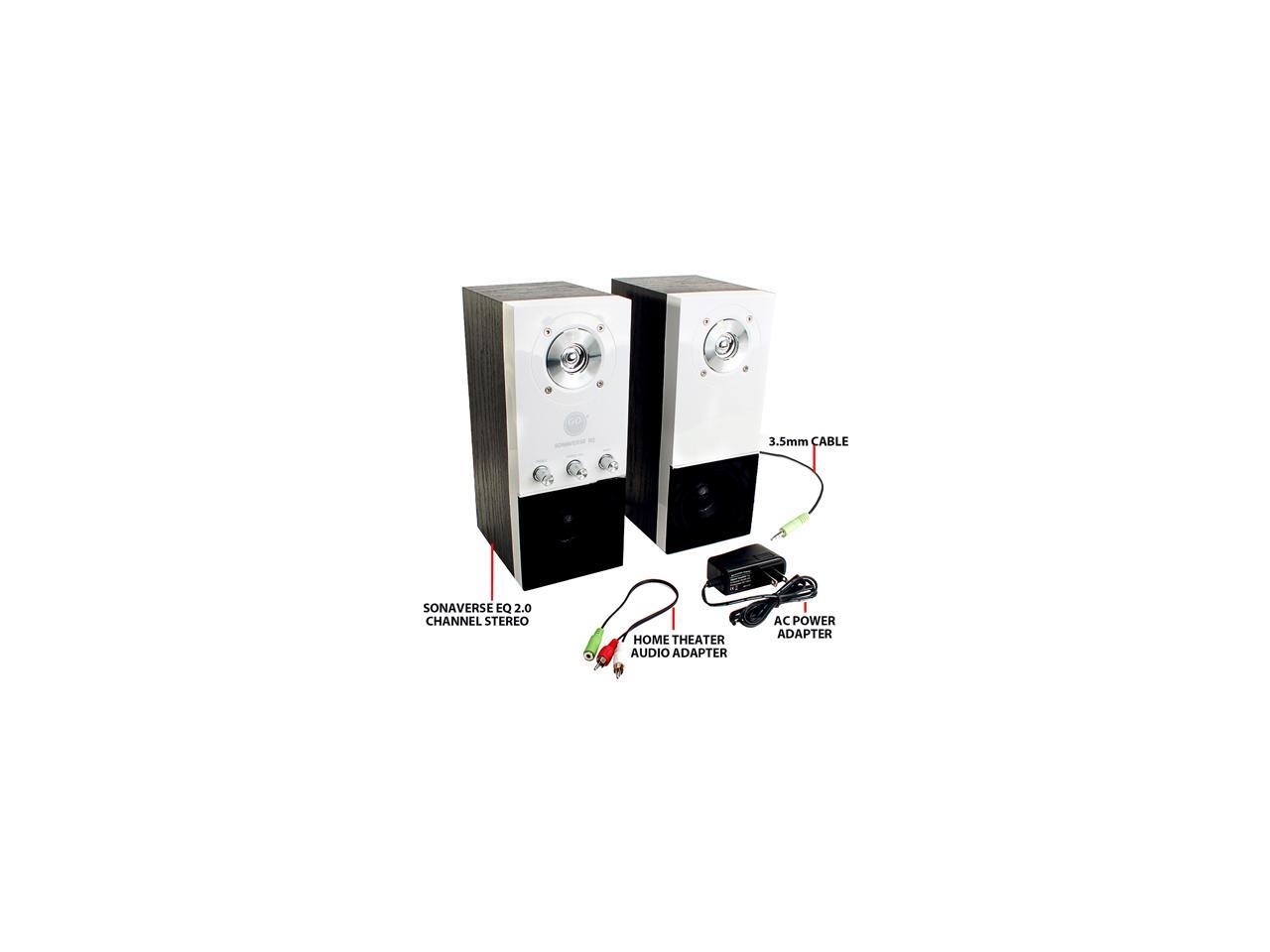 GOgroove EQ Multimedia Satellite Stereo Speakers with Enhanced Bass