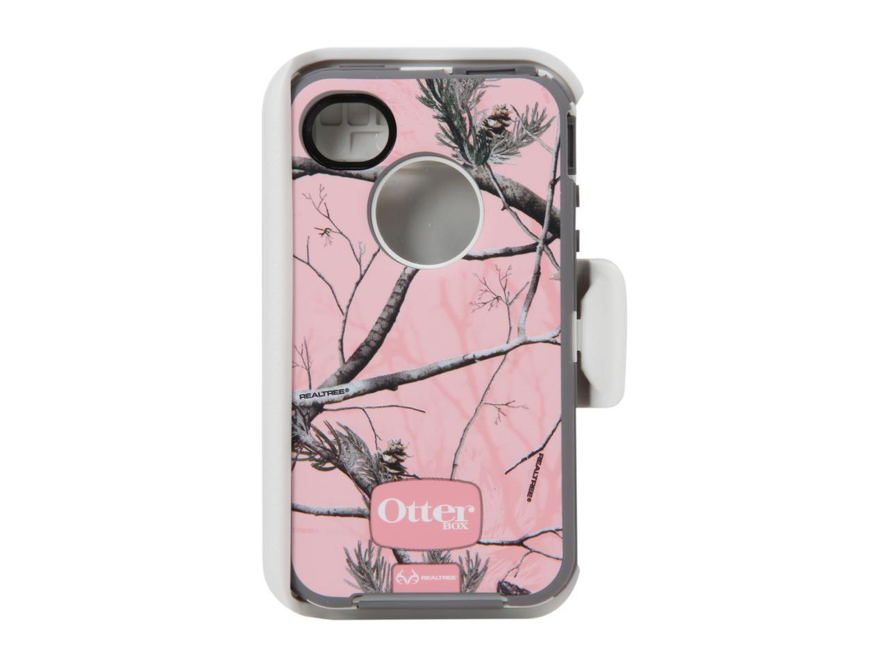 OtterBox Defender AP Pink Reltree Camo Case For iPhone 4/4S APL2I4SUNJ8E4RT1