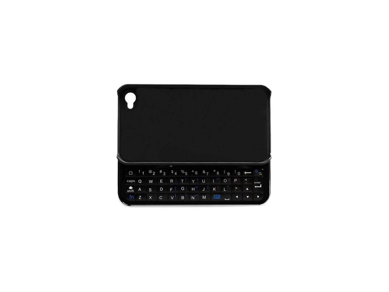 WorldCharge WCISLIDE4B Black Case w/ Sliding Bluetooth Keyboard For
