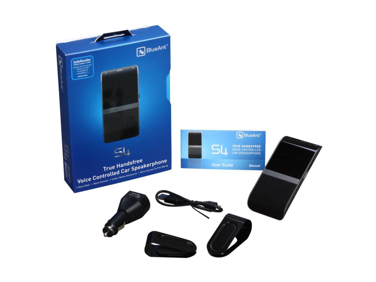 BlueAnt S4 Bluetooth HandsFree Voice Controlled Car Speakerphone