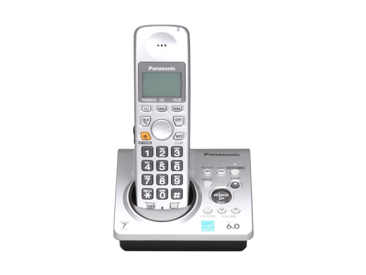 Panasonic KXTG1031S 1.9 GHz Digital DECT 6.0 1X Handsets Cordless Phone