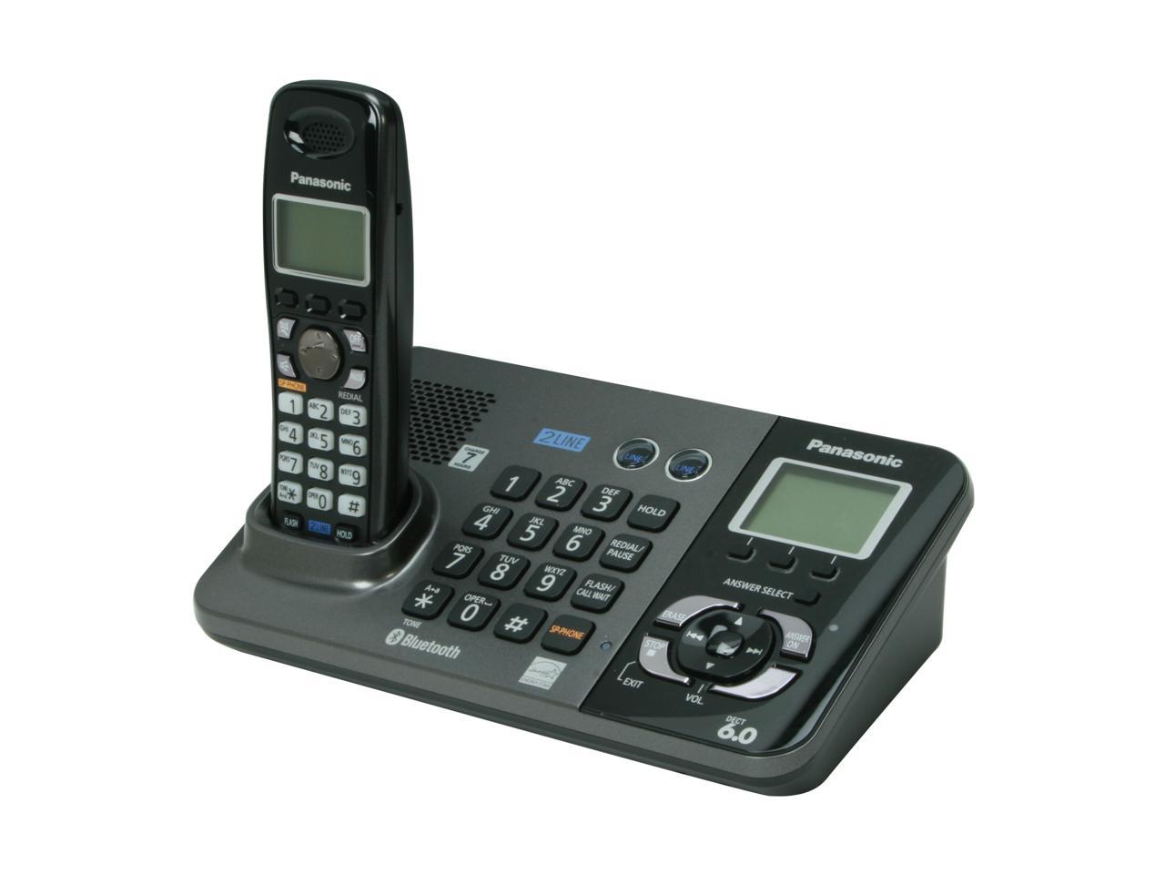 Panasonic KX-TG9381T 1.9 GHz Digital DECT 6.0 1X Handsets Cordless ...