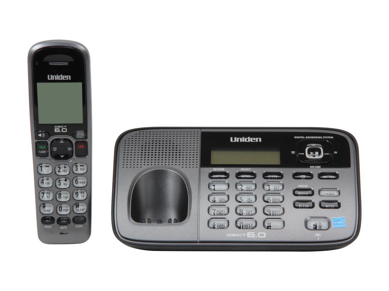 Uniden D16853 Cordless Phone/Answering System with speakerphone and 3