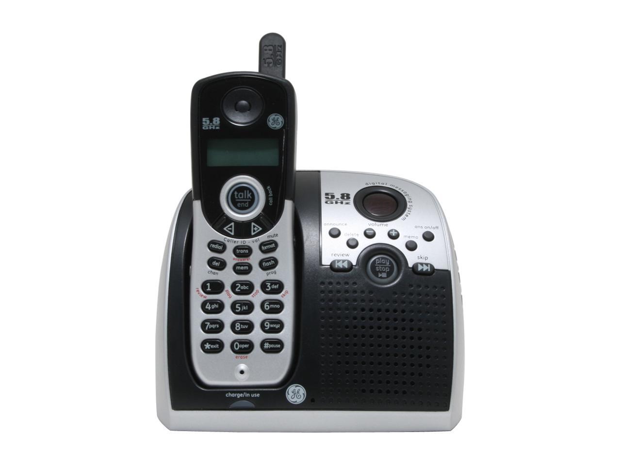 GE 25861GE3 5.8 GHz Analog 2X Handsets Cordless Phones