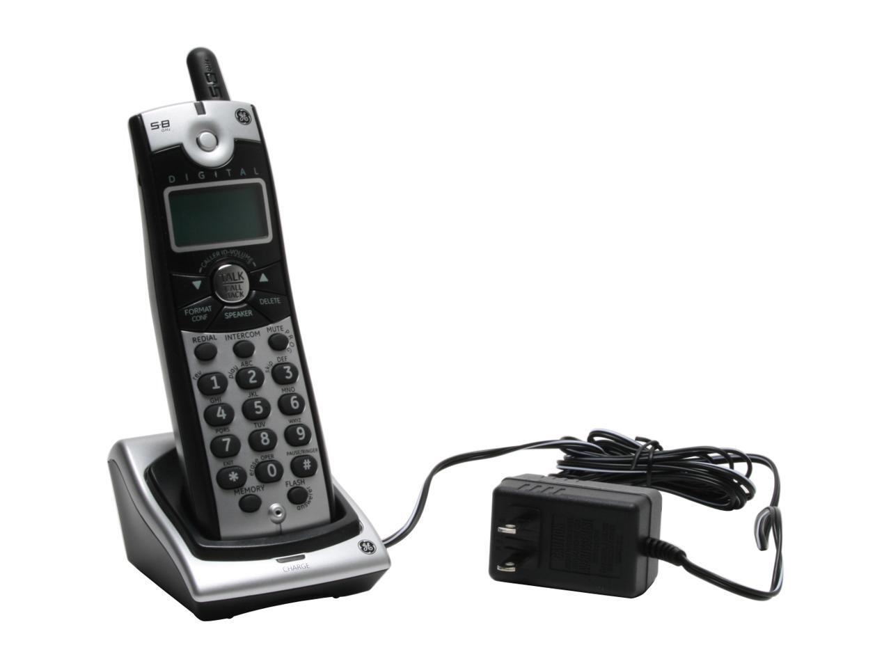 GE 28031EE3 5.8 GHz Digital FHSS 3X Handsets Cordless Phone