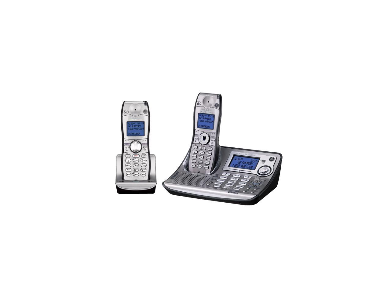 GE 28128EE2 1.9 GHz Digital DECT 6.0 2X Handsets Cordless Phones