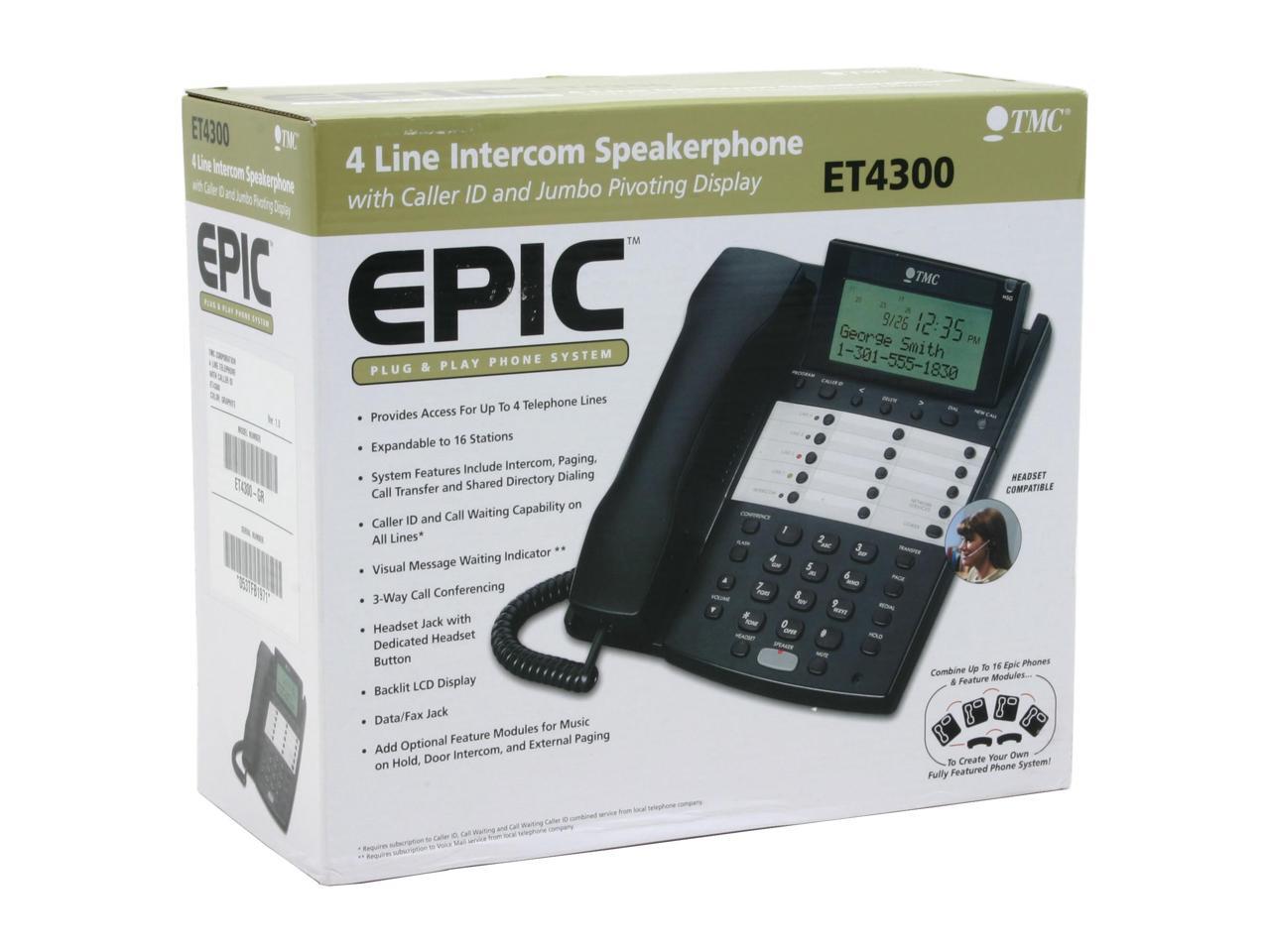 TMC ET4300 Corded Phone
