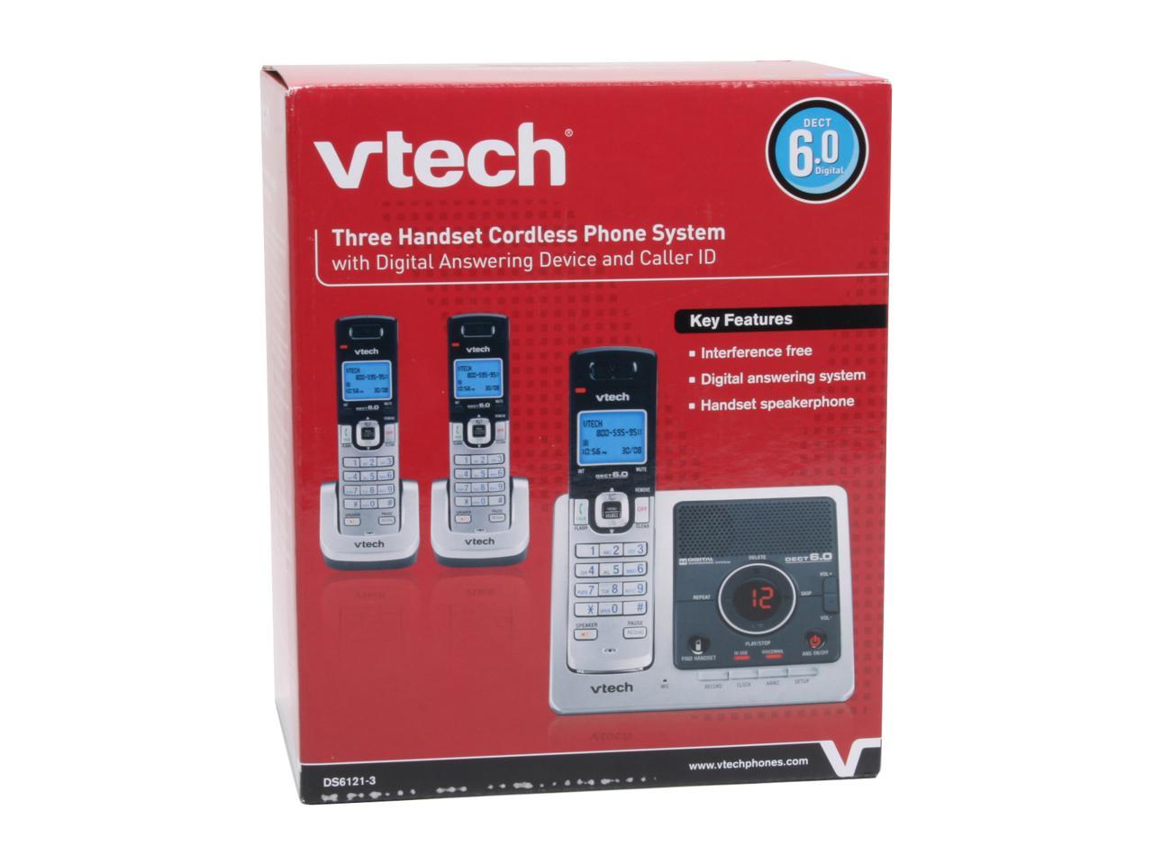 Vtech Ds Ghz Digital Dect X Handsets Cordless Phone Newegg Com