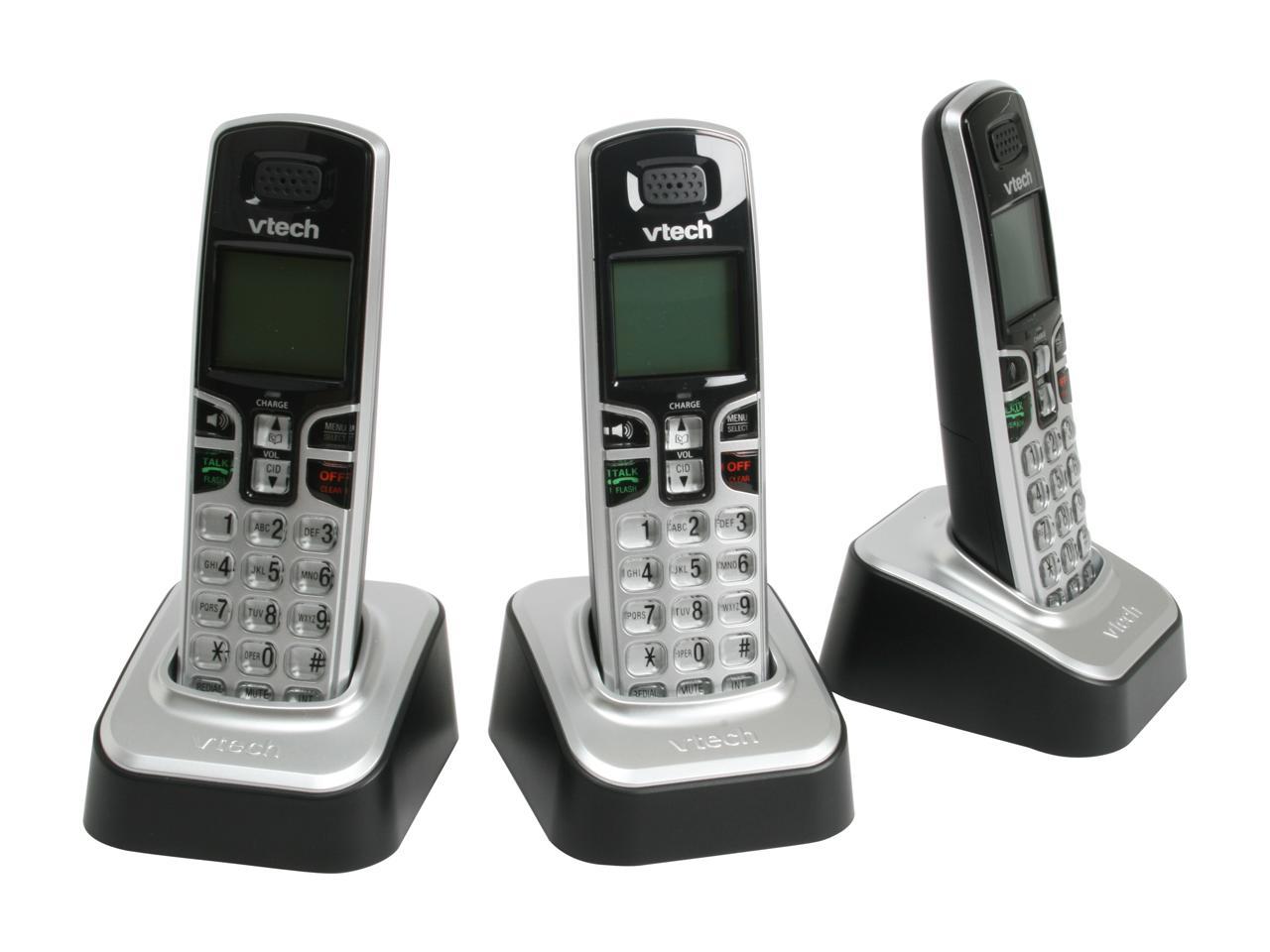 Vtech CS6229 4 DECT 6 0 Cordless Phone W Digital Answering System And 3 Extra Handsets Newegg Com