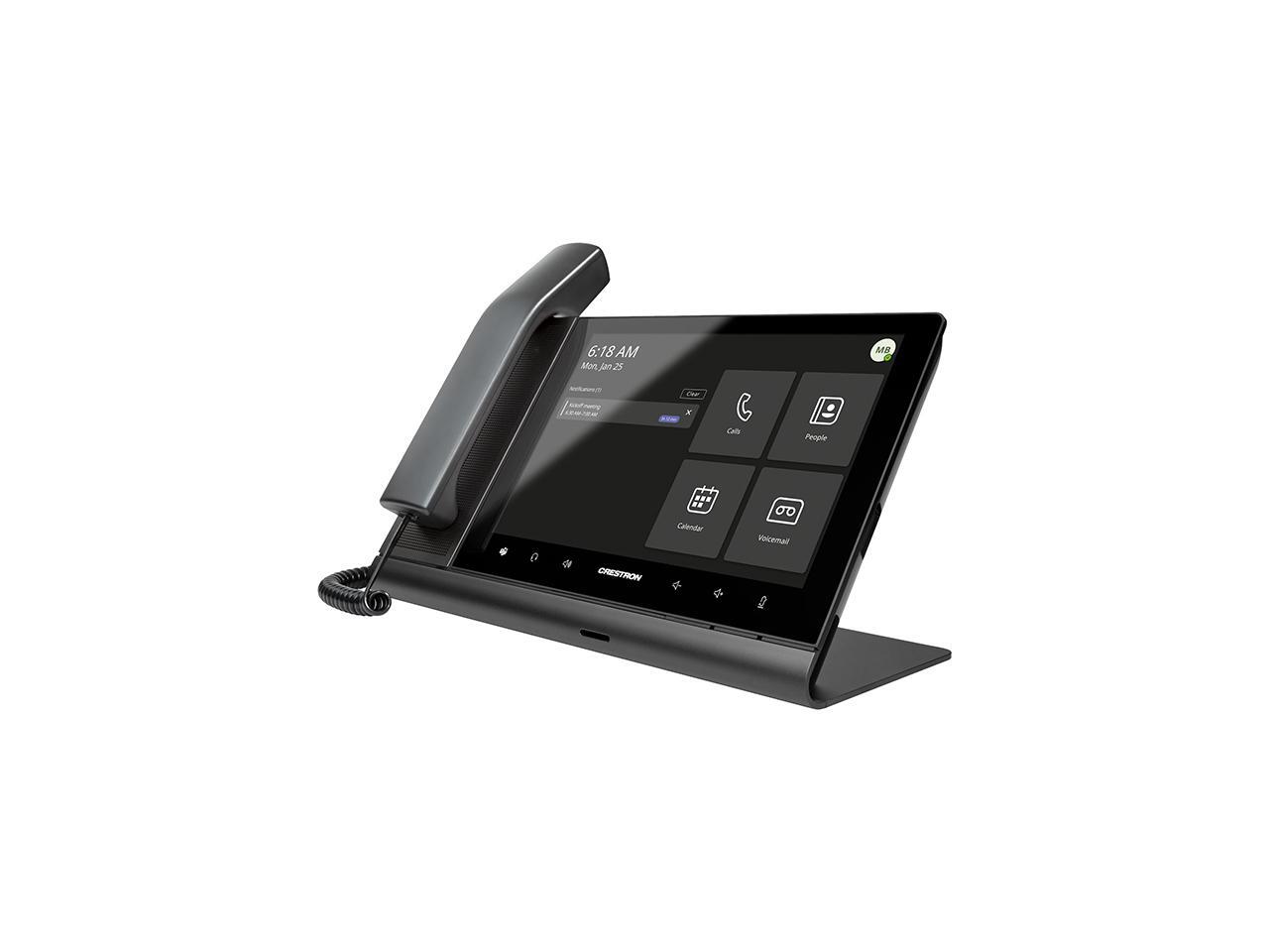 Crestron UCP10THS Flex 10 in. Audio Desk Phone with Handset for