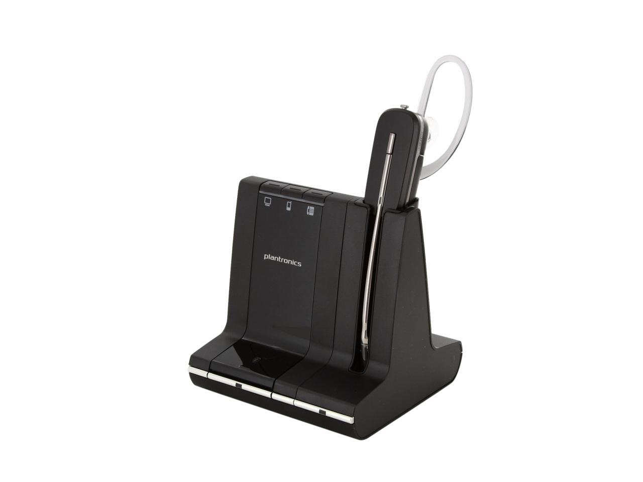 thumbnail image 2 of Plantronics Office Headsets Plantronics Savi W740/A Savi 3 In 1 Convertible UC Wireless DECT Shoulder Rest For Phones 2 of 9
