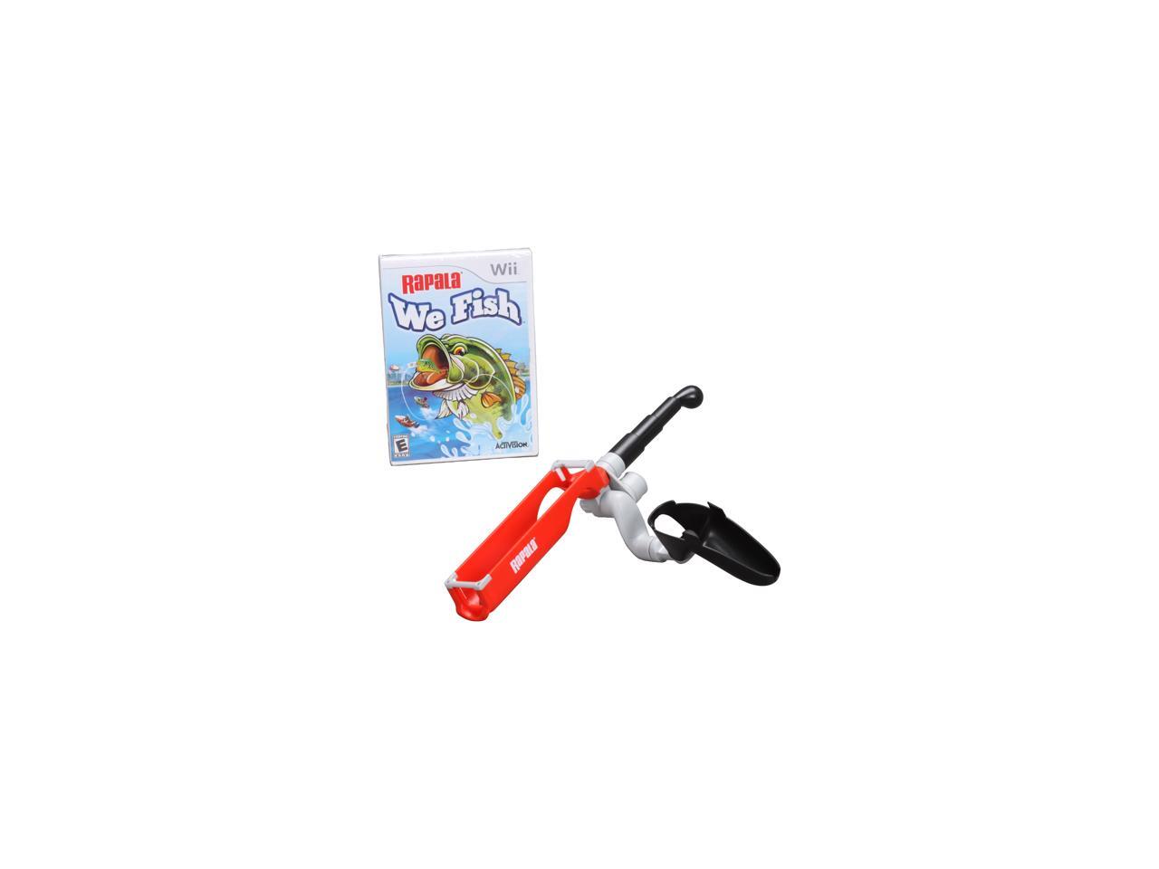 Rapala We Fish Bundle w/Fishing Rod Wii Game