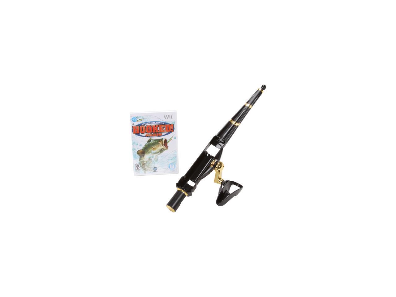 Hooked Again w/Fishing Rod Bundle Wii Game