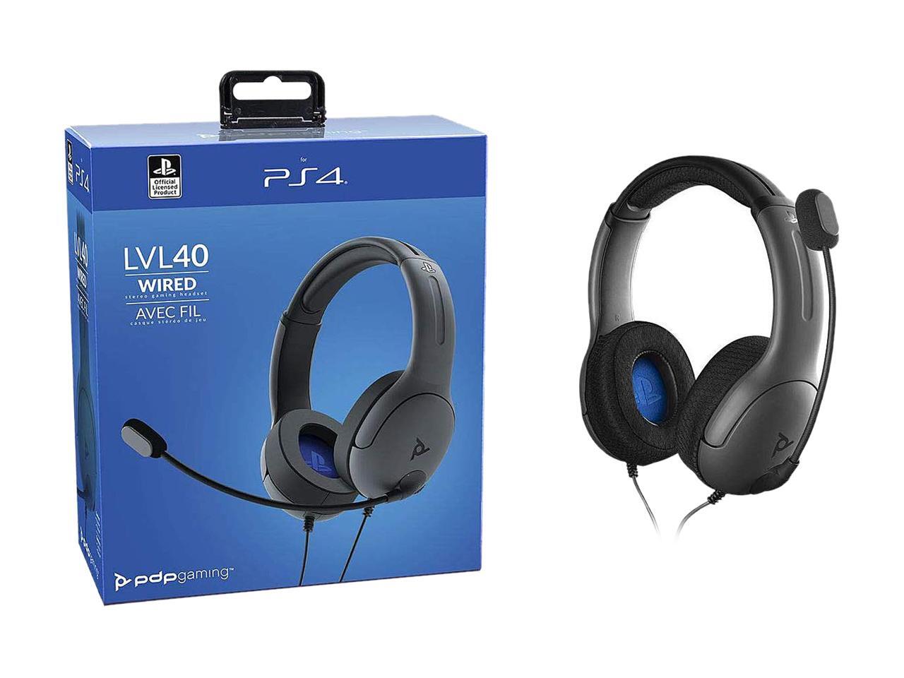 PDP LVL40 Wired Stereo Gaming Headset Playstation 4 (051108NA