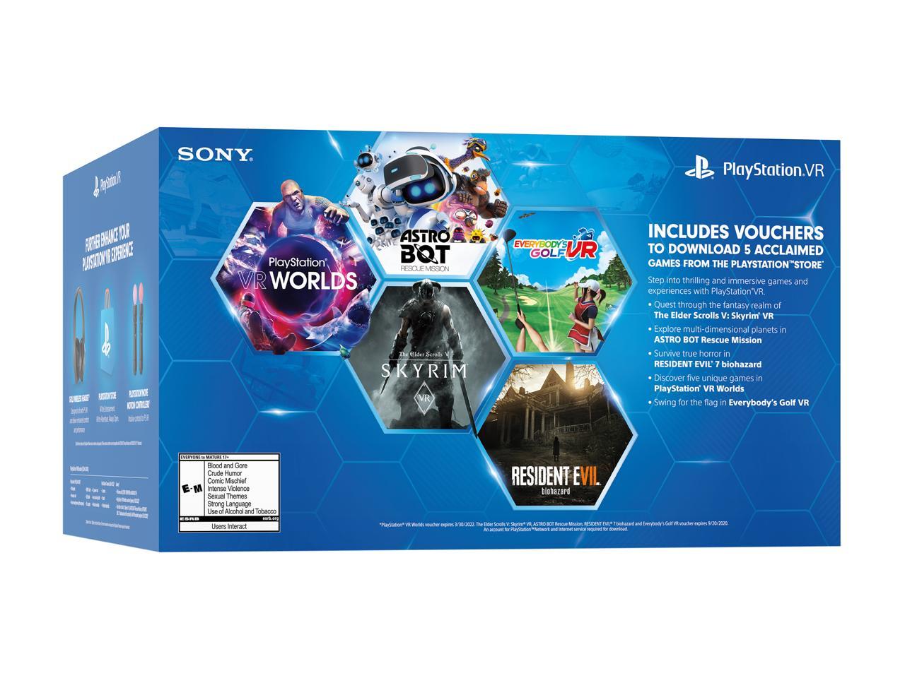 sony playstation vr bundle five game pack 3004966