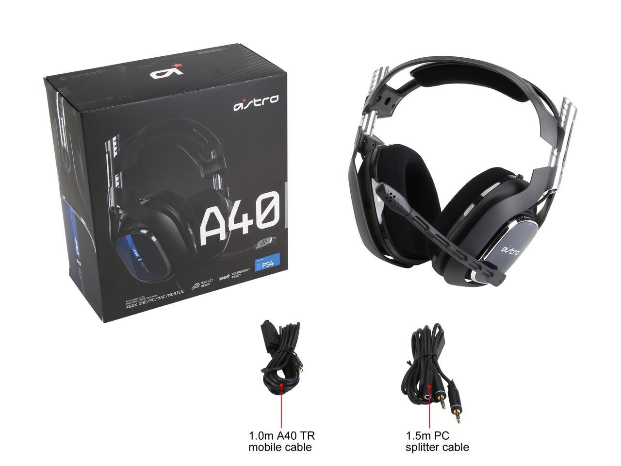 Astro Gaming A40 Tr Headset For Ps5, Ps4 And Pc - Black - Newegg.com