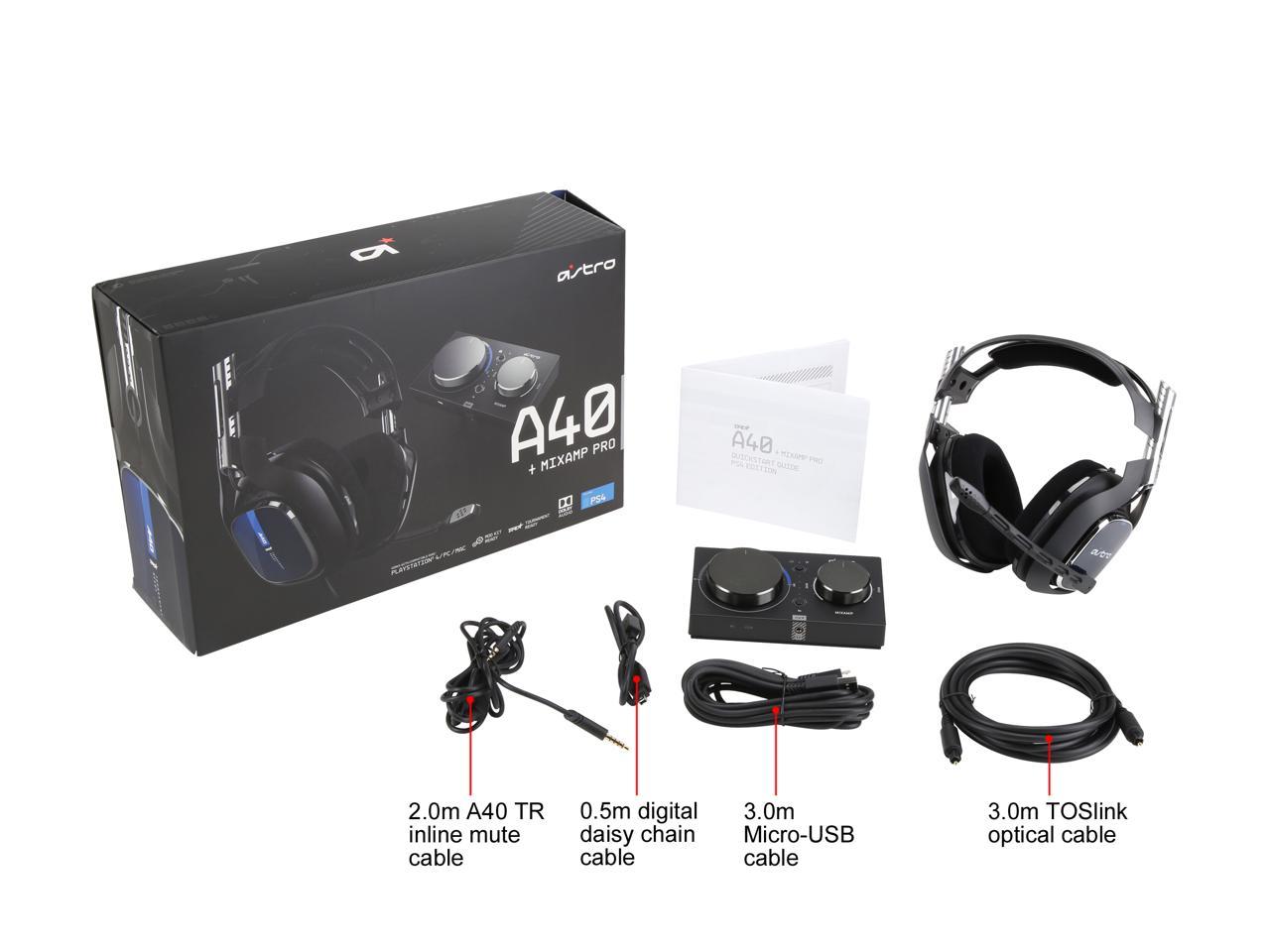 lommeregner Foran Lignende ASTRO Gaming A40 TR Headset + MixAmp Pro TR for PS5, PS4 and PC - Black -  Newegg.com