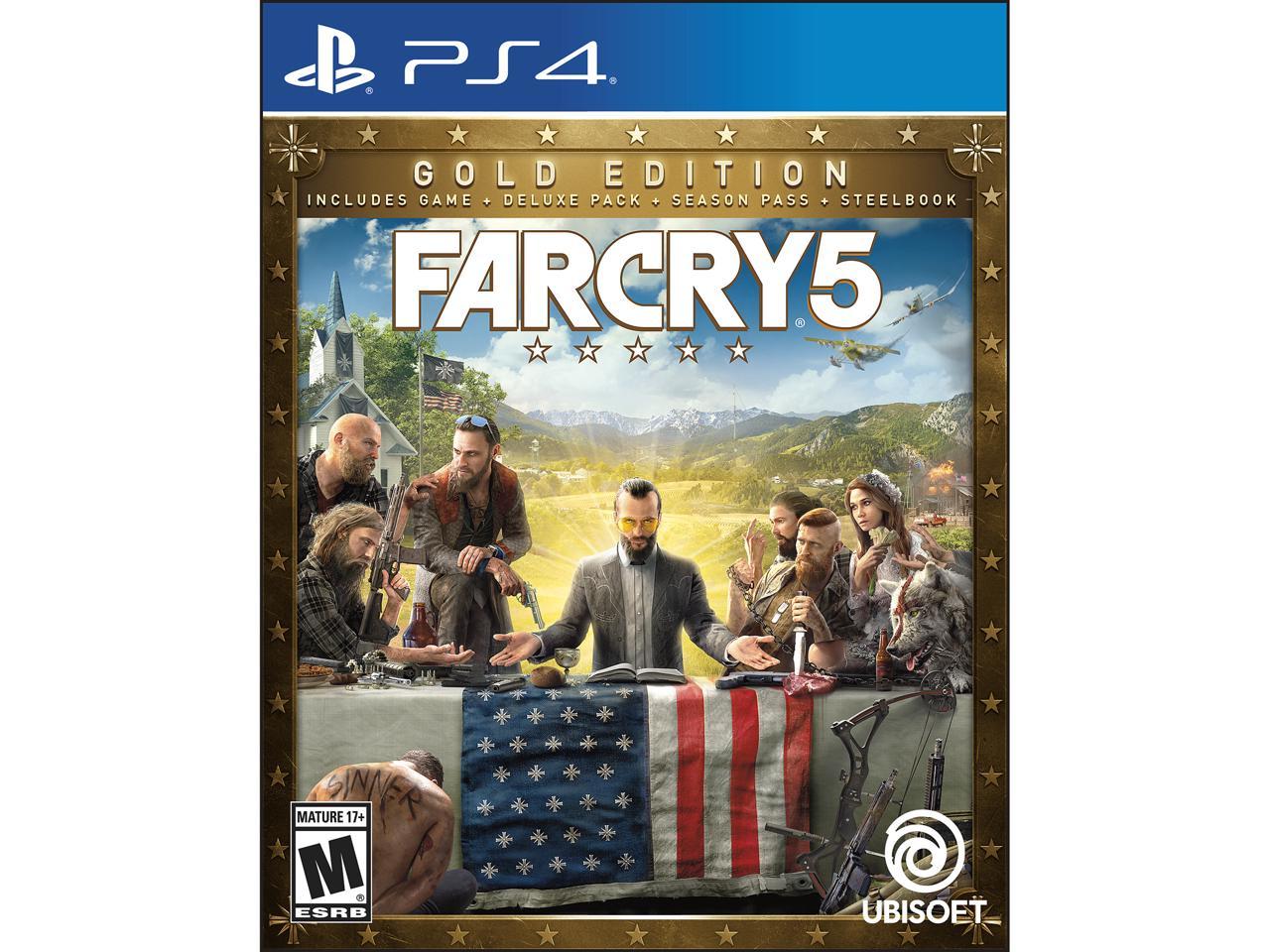 Far Cry 5 Steelbook Gold Edition Playstation 4 Newegg Com