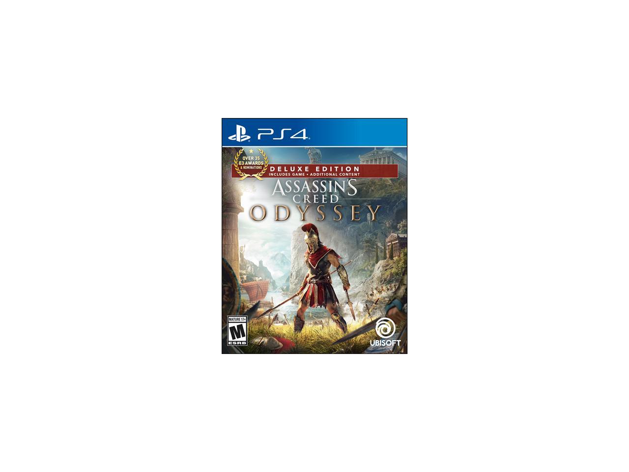 Assassin S Creed Odyssey Deluxe Edition Playstation 4 Newegg Com