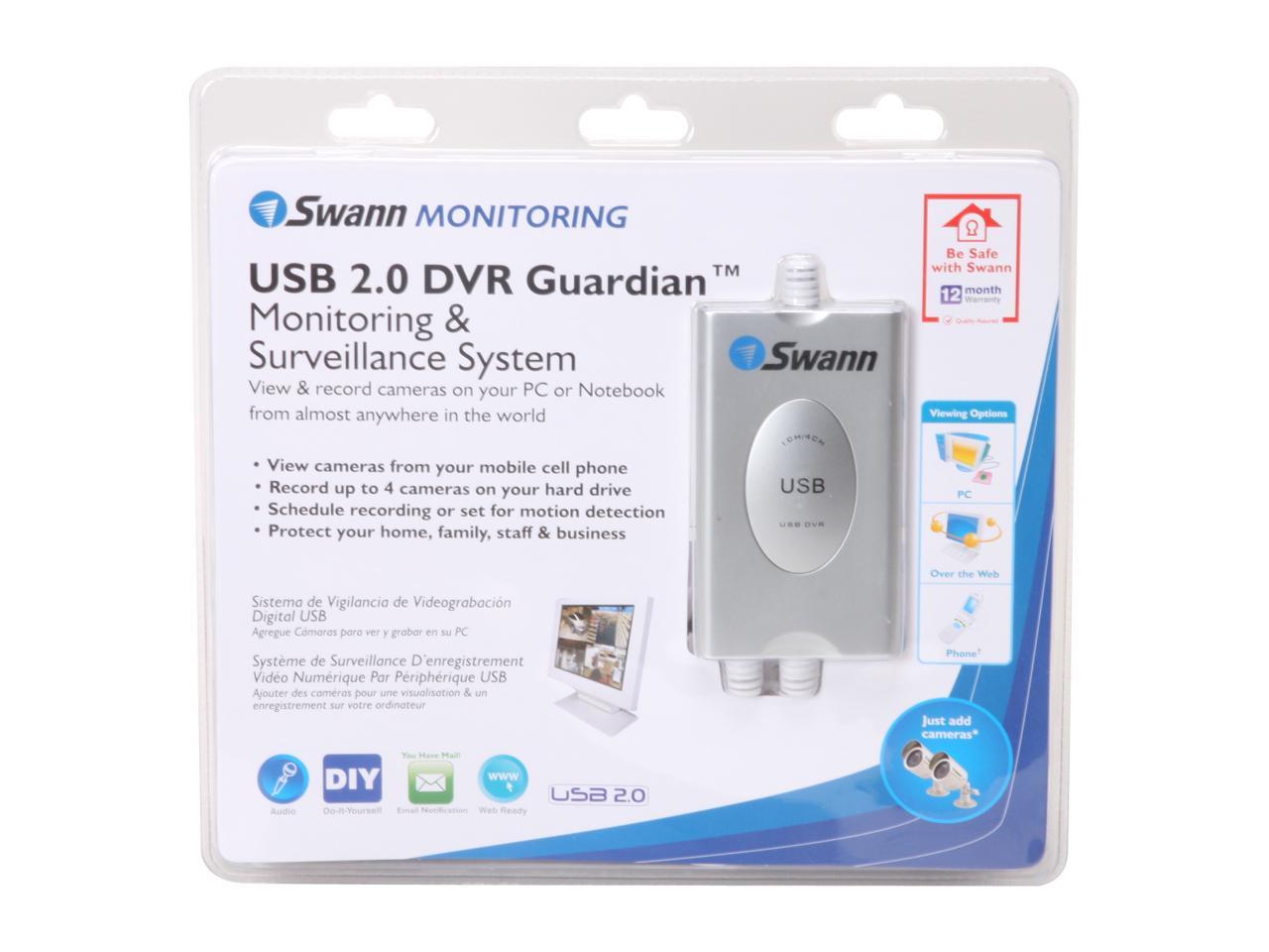 swann cctv record to usb